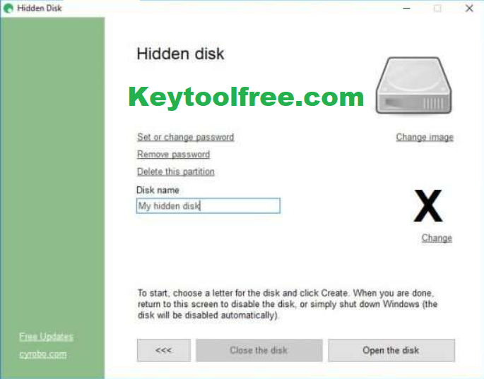 Hidden Disk Pro 5.08 free instal